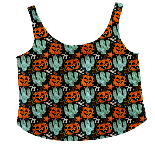 Pumpkin Cactus Tieback Tank