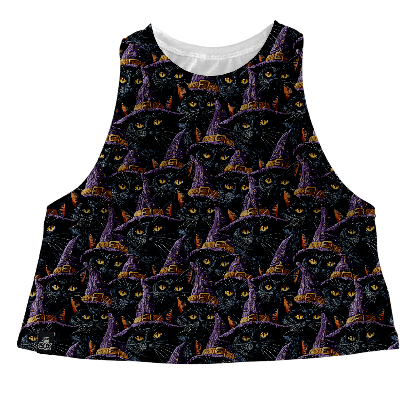 Black Cat Witch Hat Tops