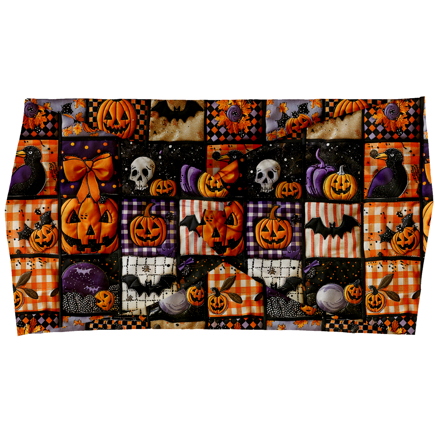 Spooky Quilt Twist Headbands