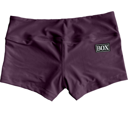 Deep Raisin Flex Midrise Shorts