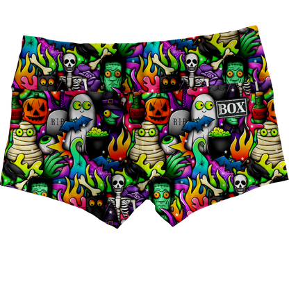 Spooky Party Shorts WITH POCKETS