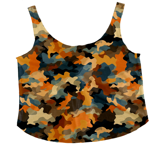 Fall Camo Tieback Tank