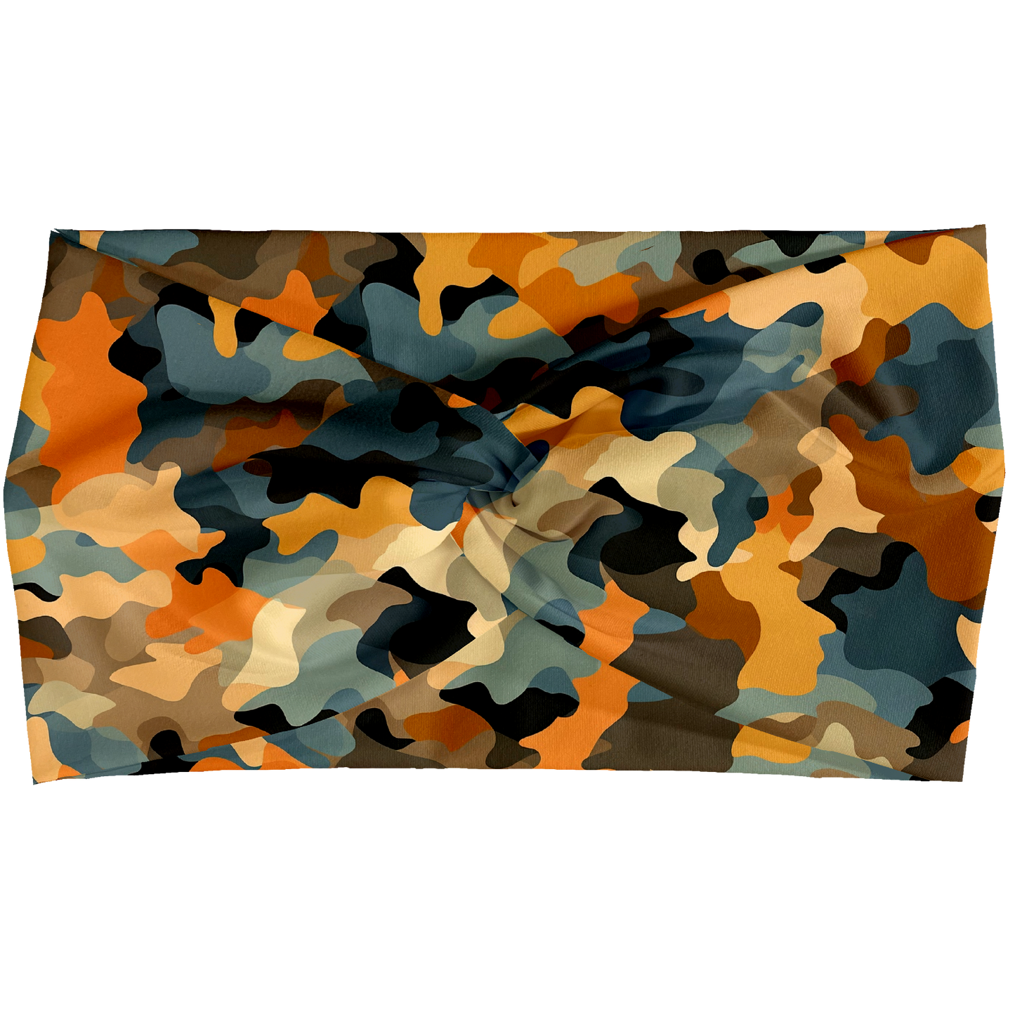 Fall Camo Twist Headbands