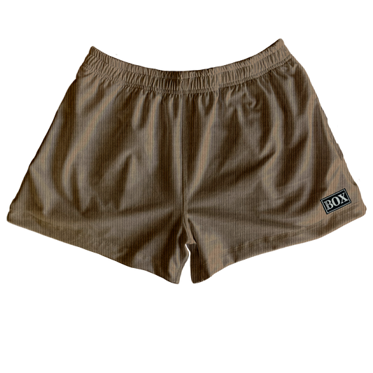 Light Coffee Corduroy Lounge Short