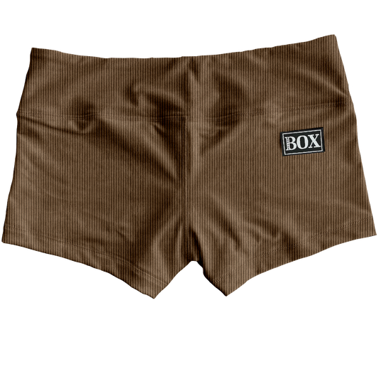 Light Coffee Corduroy Shorts WITH POCKETS