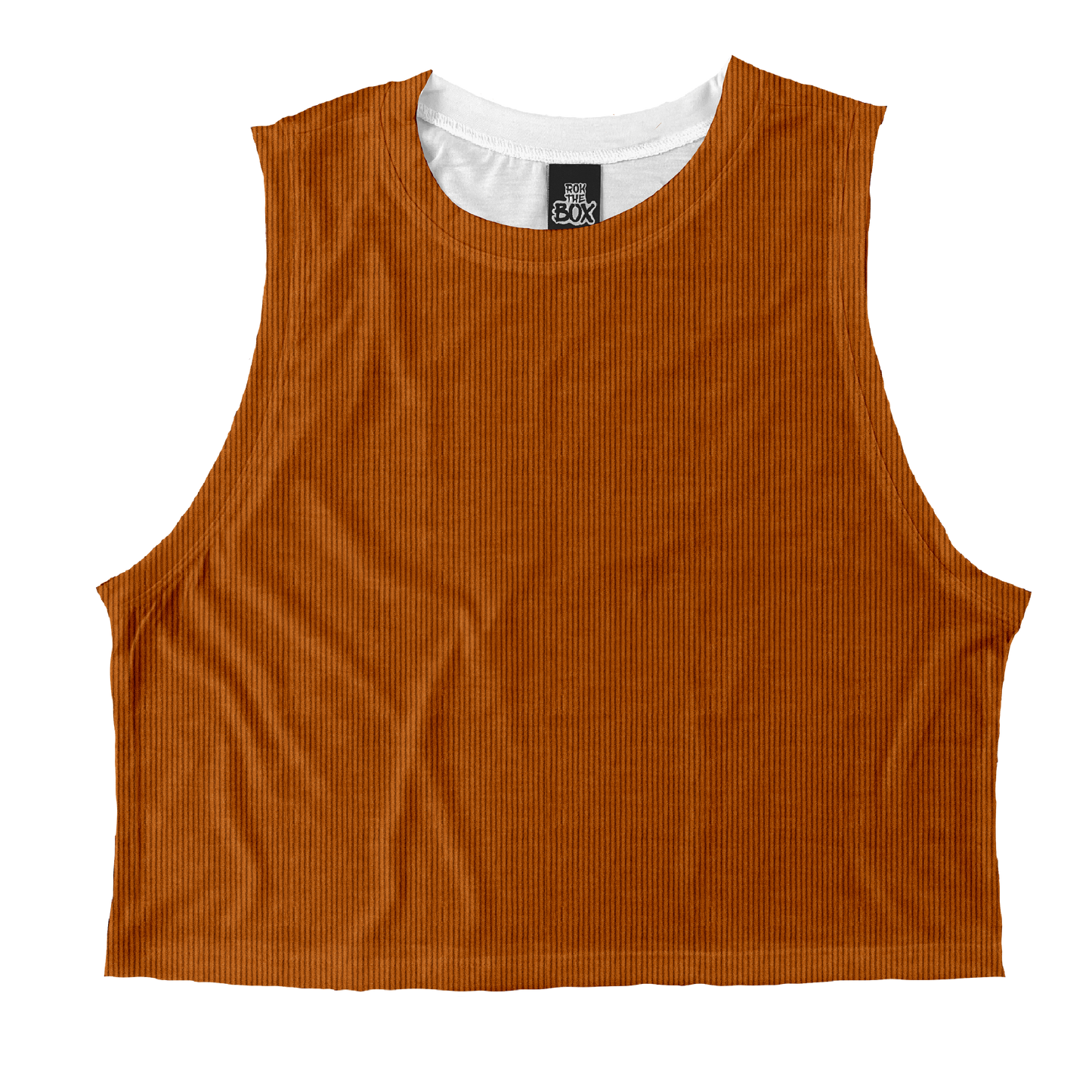 Burnt Pumpkin Corduroy Tops