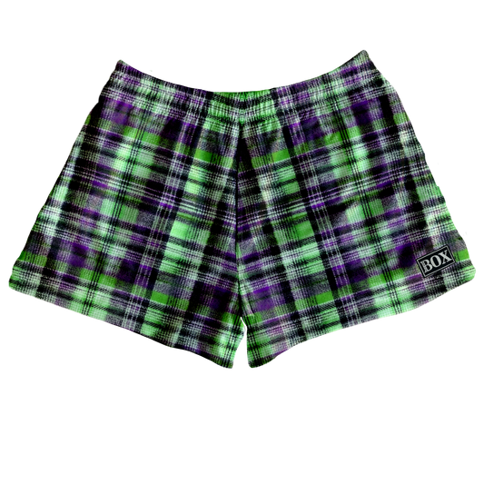 Beetle Plaid Lounge Short