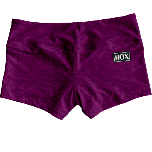 Currant Heather Shorts WITH POCKETS