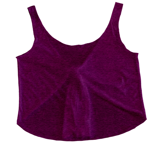 Currant Heather Tieback Tank