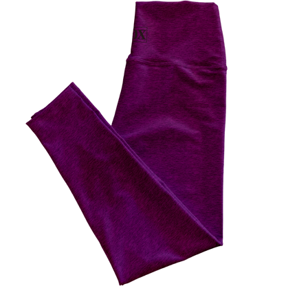 Currant Heather Regular Rise Leggings