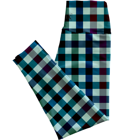 Mood Plaid Regular Rise Leggings