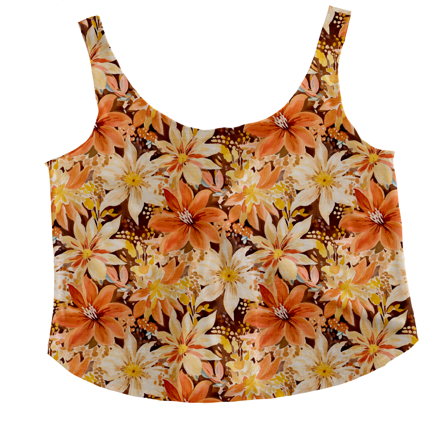 Autumn Bloom Tieback Tank