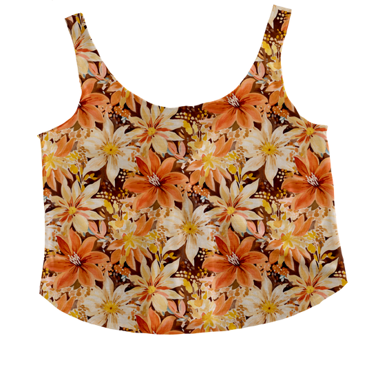 Autumn Bloom Tieback Tank