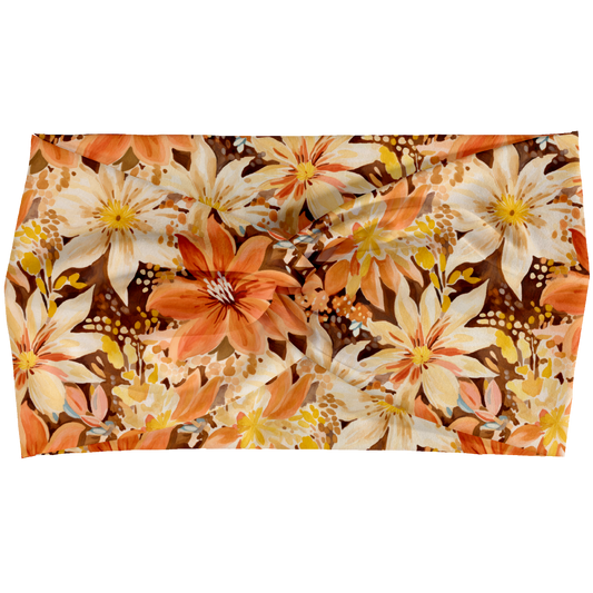 Autumn Bloom Twist Headbands