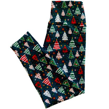 Jingle trees, Regular Rise Leggings