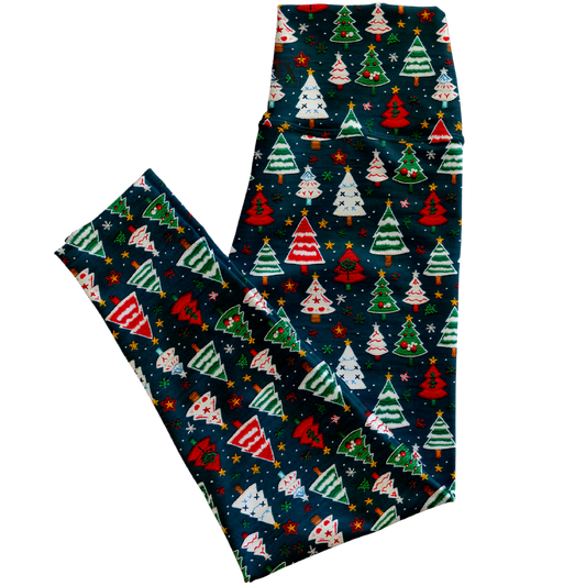 Jingle trees, Regular Rise Leggings