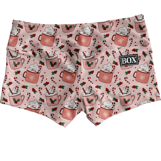 Peppermint Cocoa Shorts WITH POCKETS