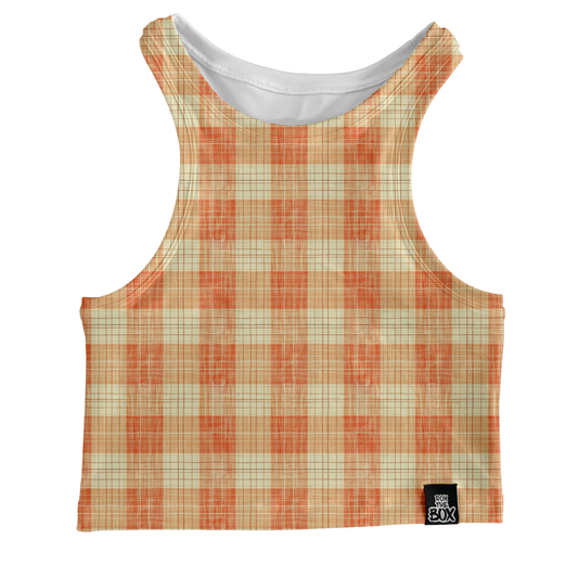 September Plaid Box Tank