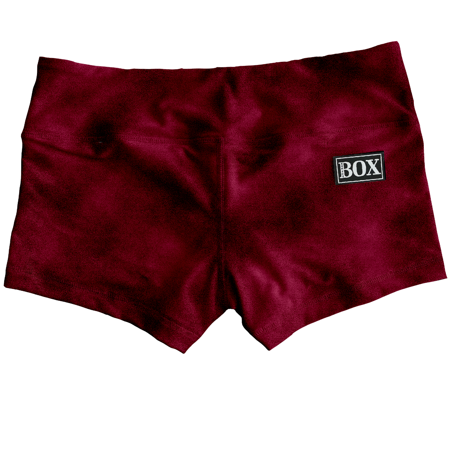 Ripe Cherry Velvetine Shorts WITH POCKETS