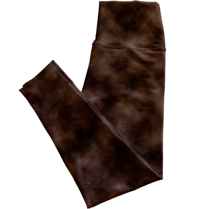 Chocolate Velvetine, Regular Rise Leggings