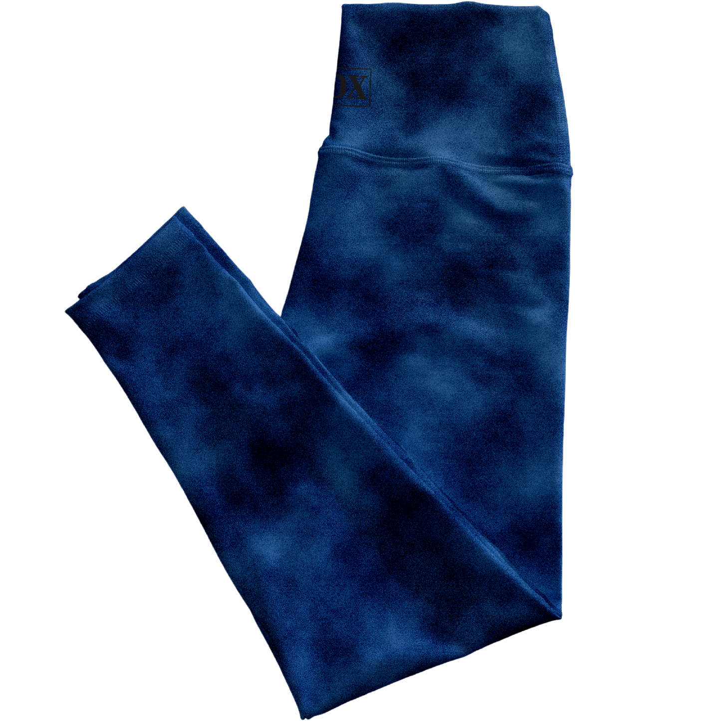 Midnight Blue Velvetine, Lower Rise Leggings