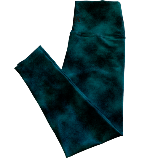 Emerald Velvetine, Lower Rise Leggings