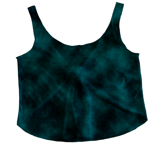 Emerald Velvetine Tieback Tank