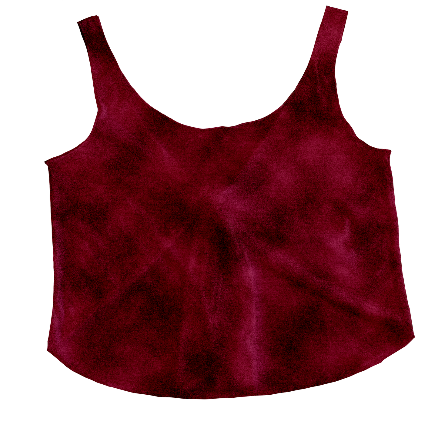 Ripe Cherry Velvetine Tieback Tank