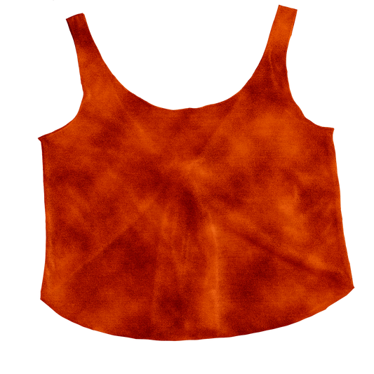 Pumpkin Velvetine Tieback Tank