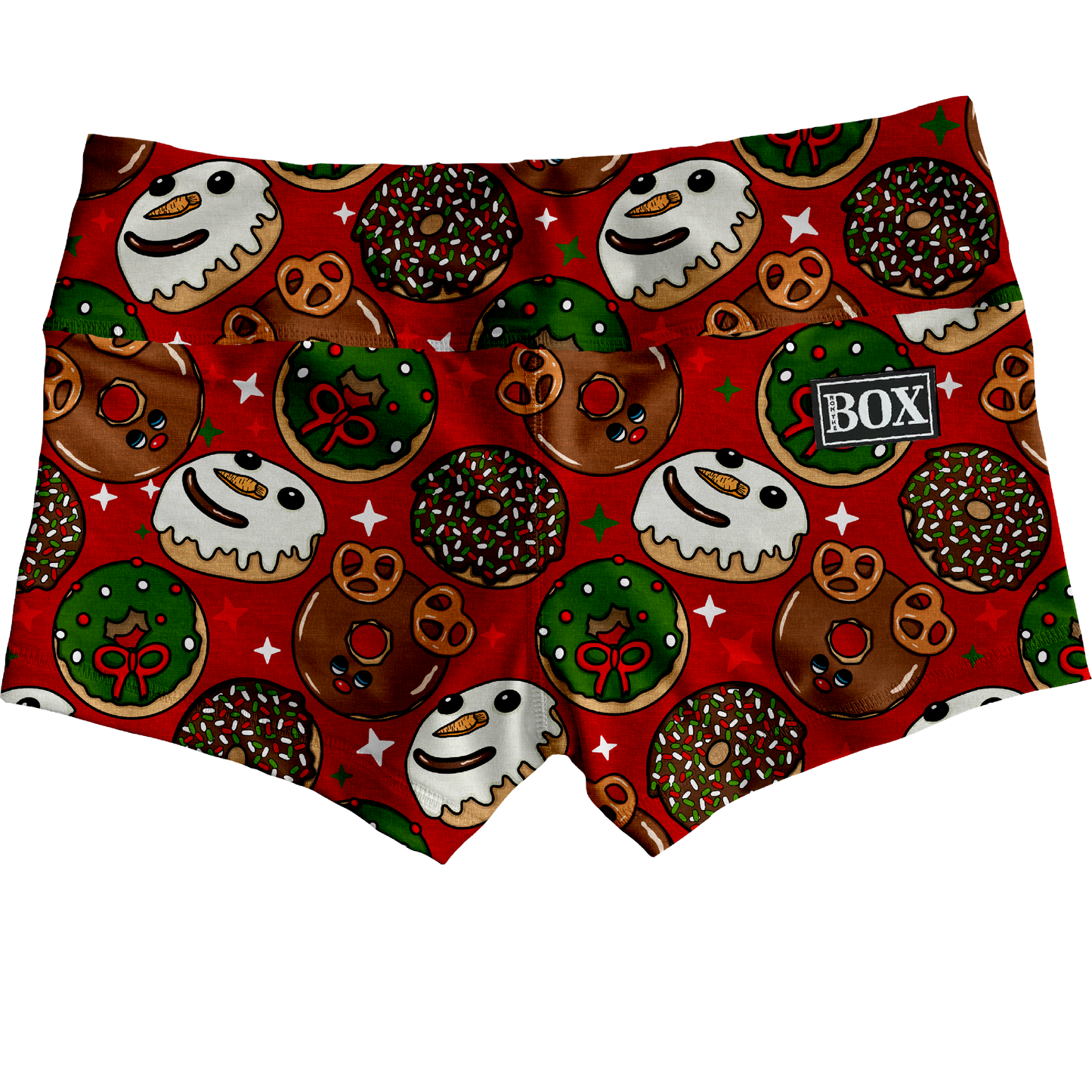 Jolly Donuts (red) Shorts WITH POCKETS