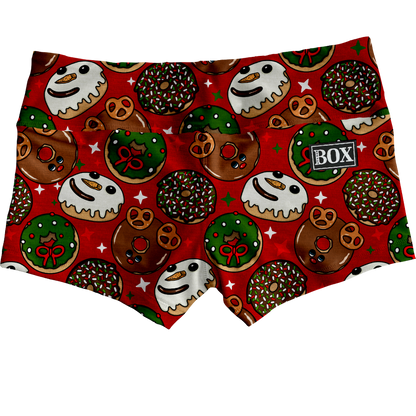 Jolly Donuts (red) Shorts WITH POCKETS