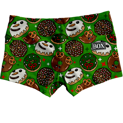 Jolly Donuts (green) Shorts WITH POCKETS