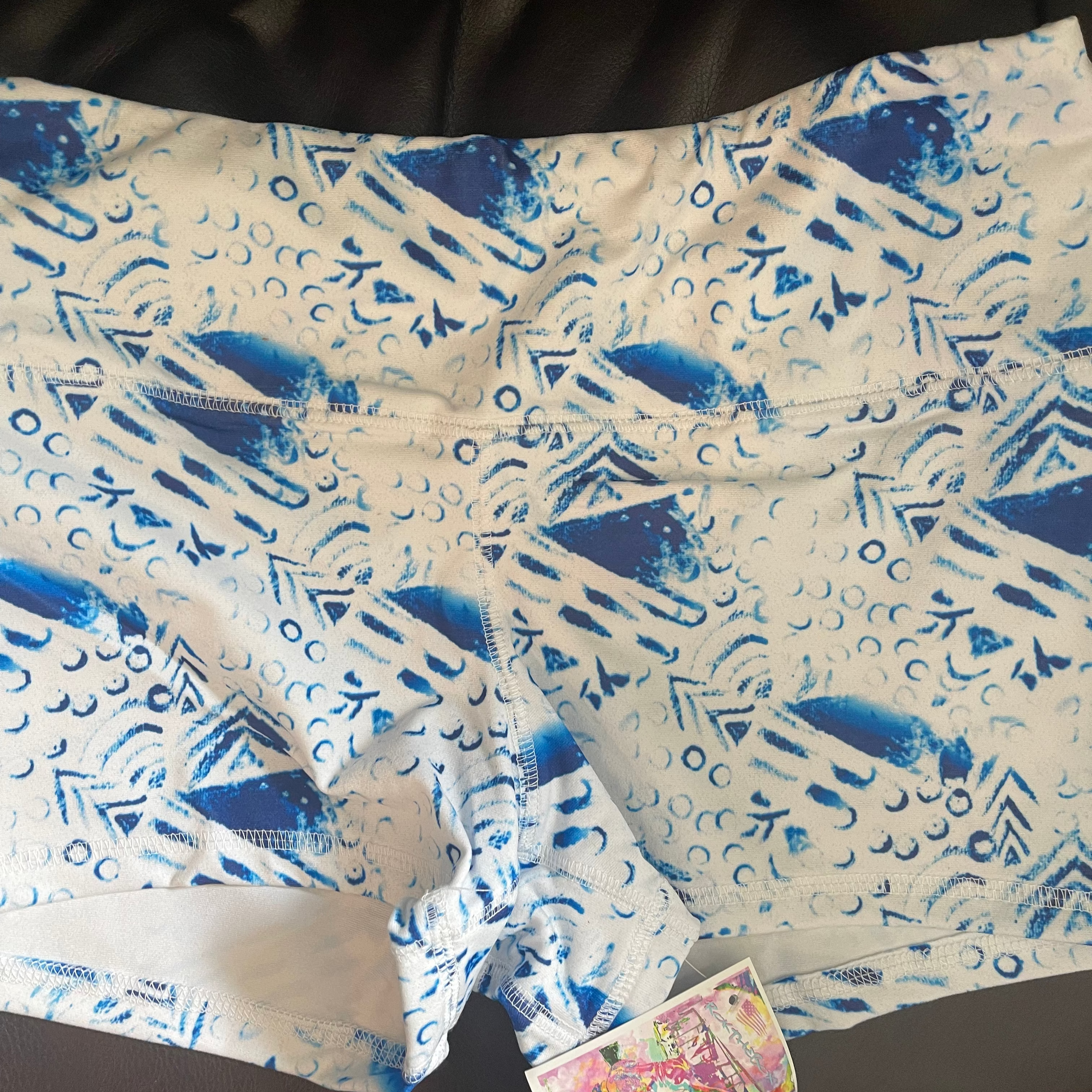 0174- MidRise Large 2.5" Inseam w/elastic in waistband- OG Fabric