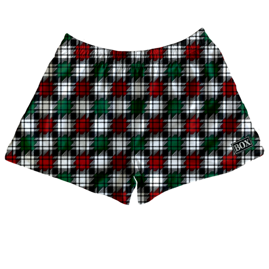 Merry Plaid Lounge Short