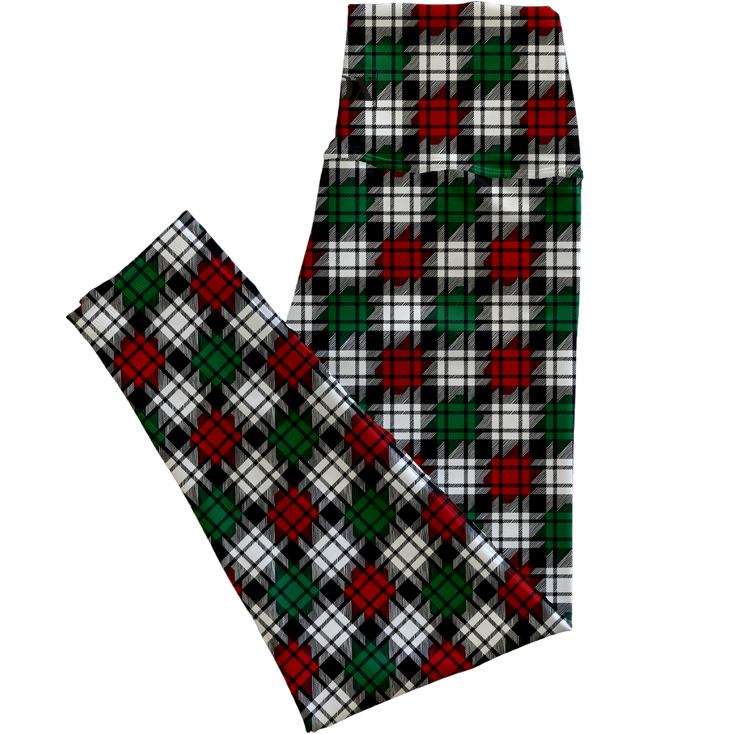 Merry Plaid Lower Rise Leggings