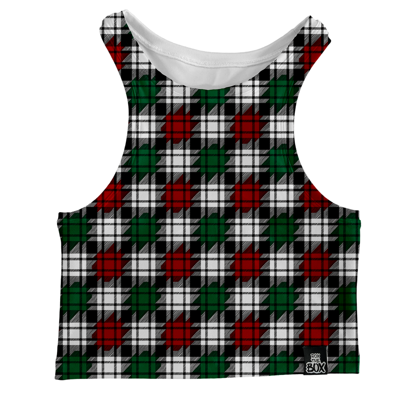 Merry Plaid Box Tank