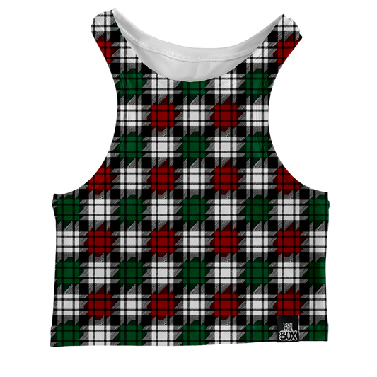 Merry Plaid Box Tank