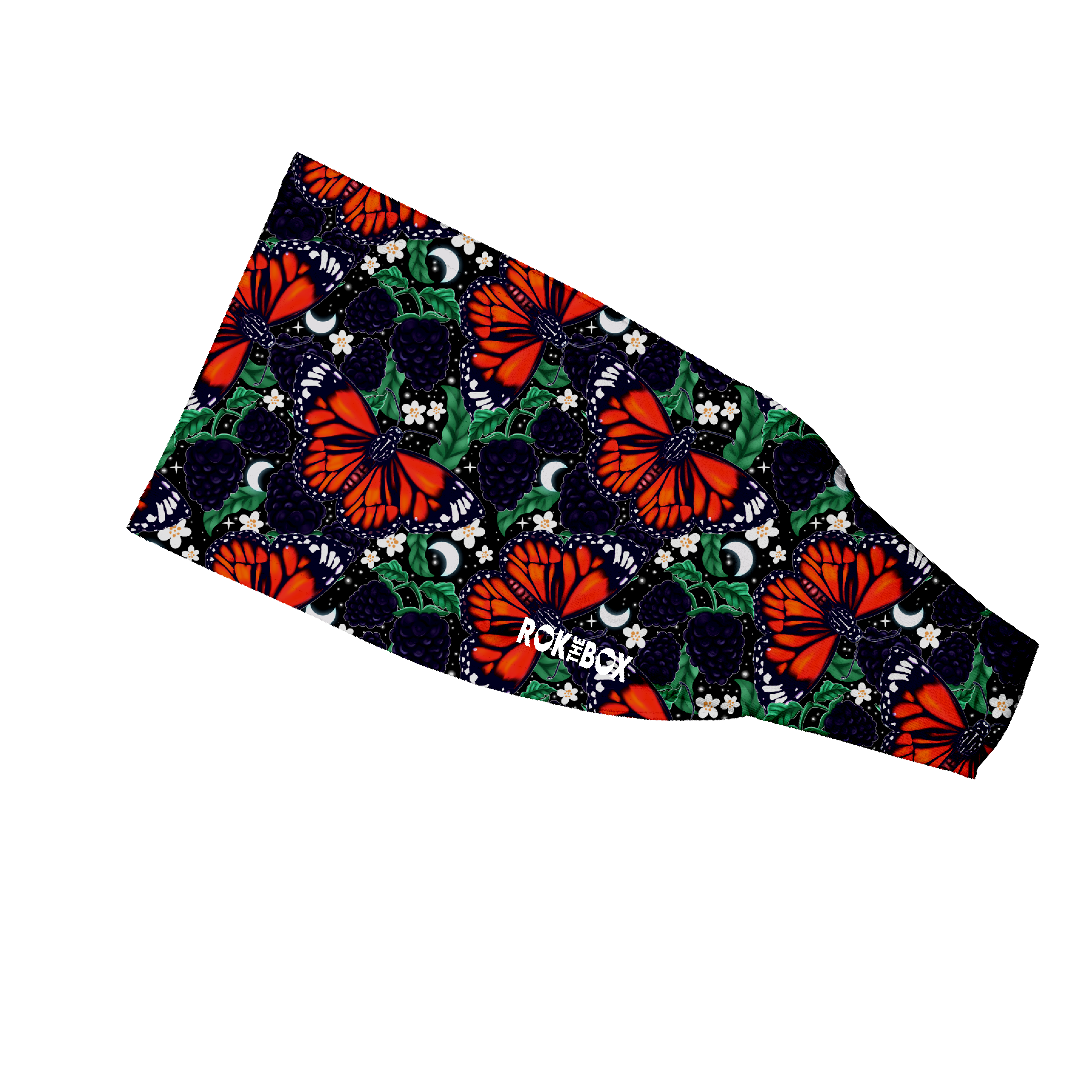 Blackberry Butterflies 4” Headband