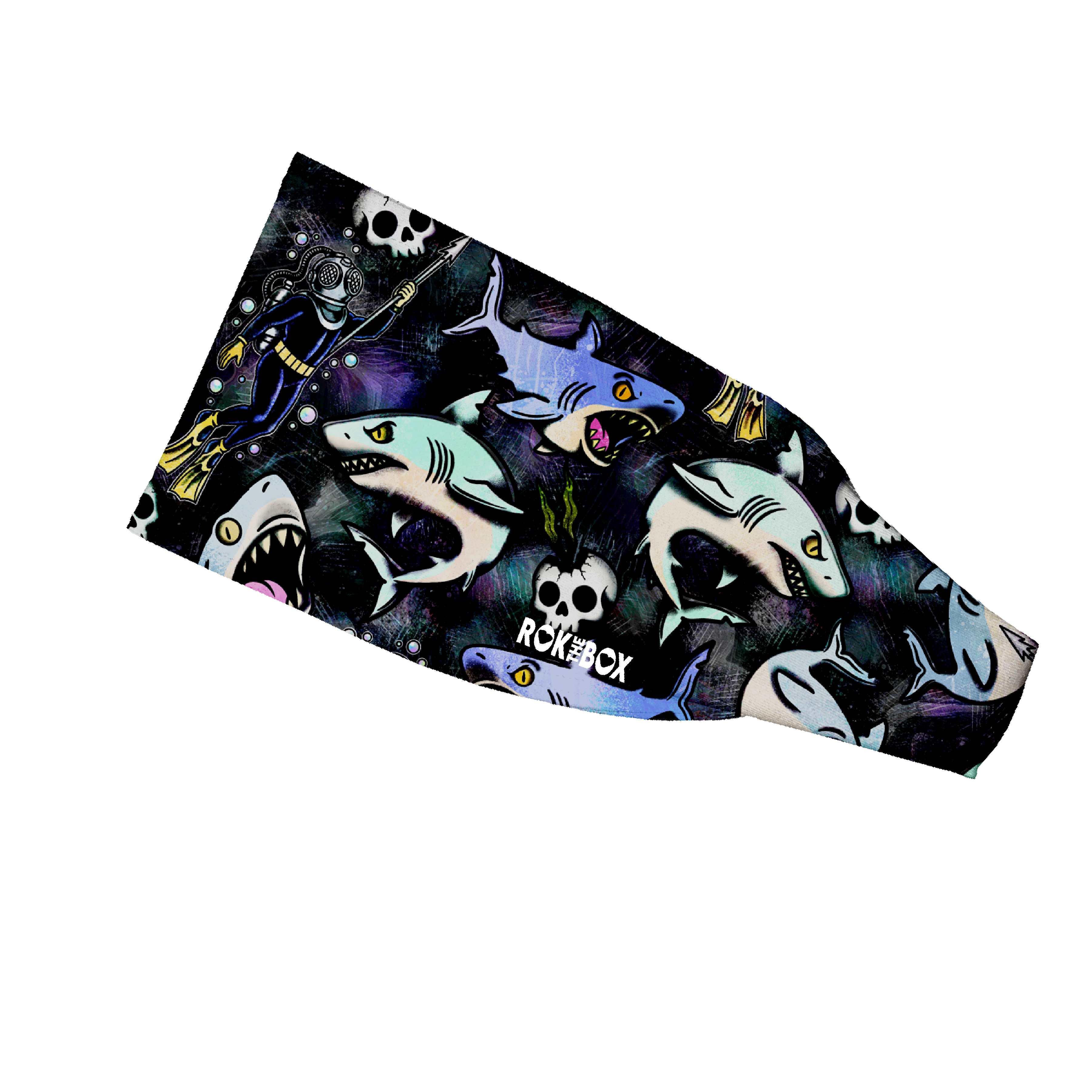 Shark Dive 4” Headband
