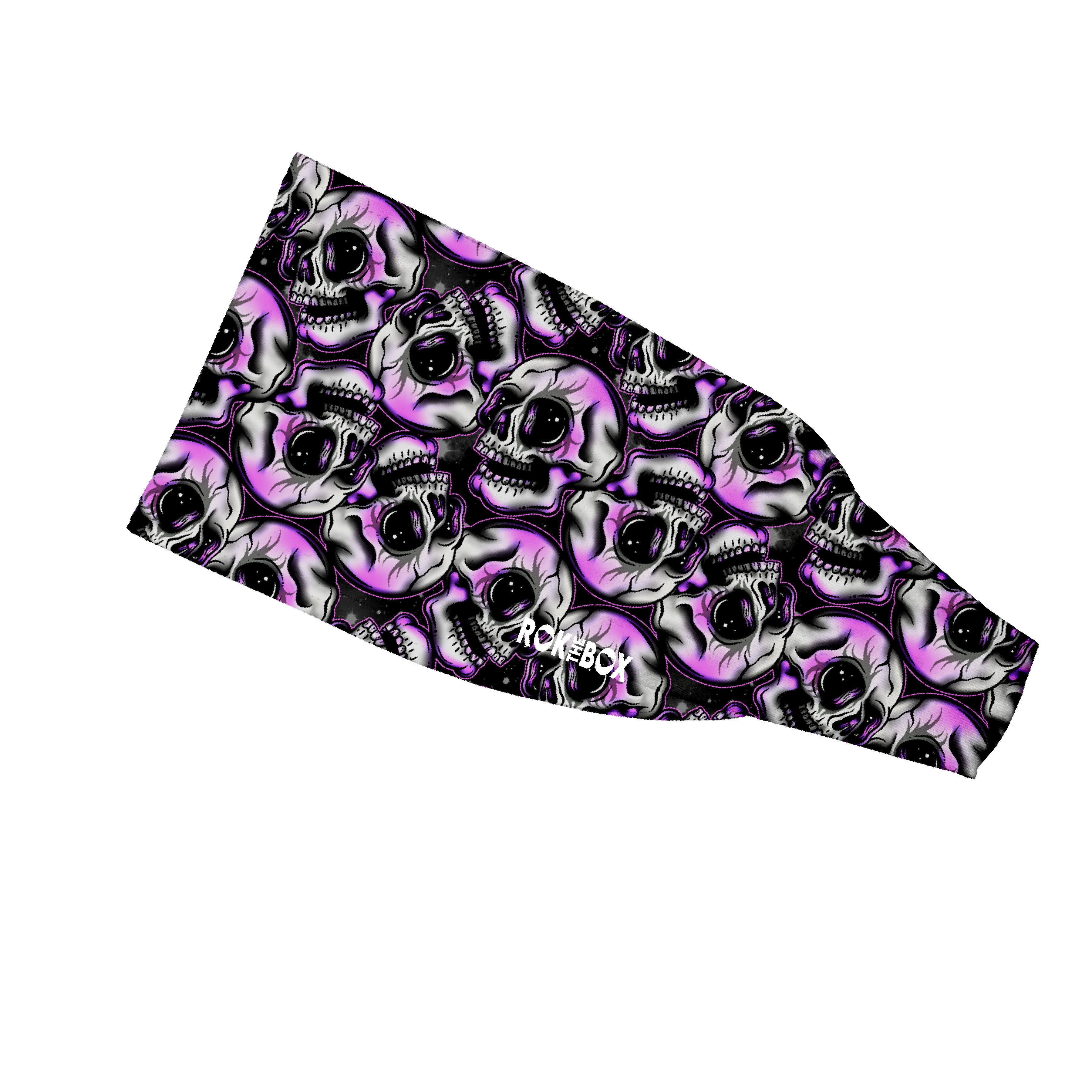 Chrome Skulls 4” Headband