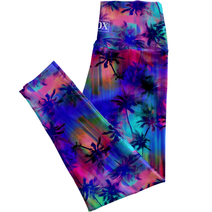 Hurricane palms Regular Rise Leggings