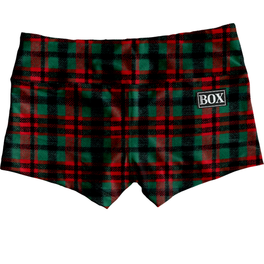 Santa Plaid Shorts