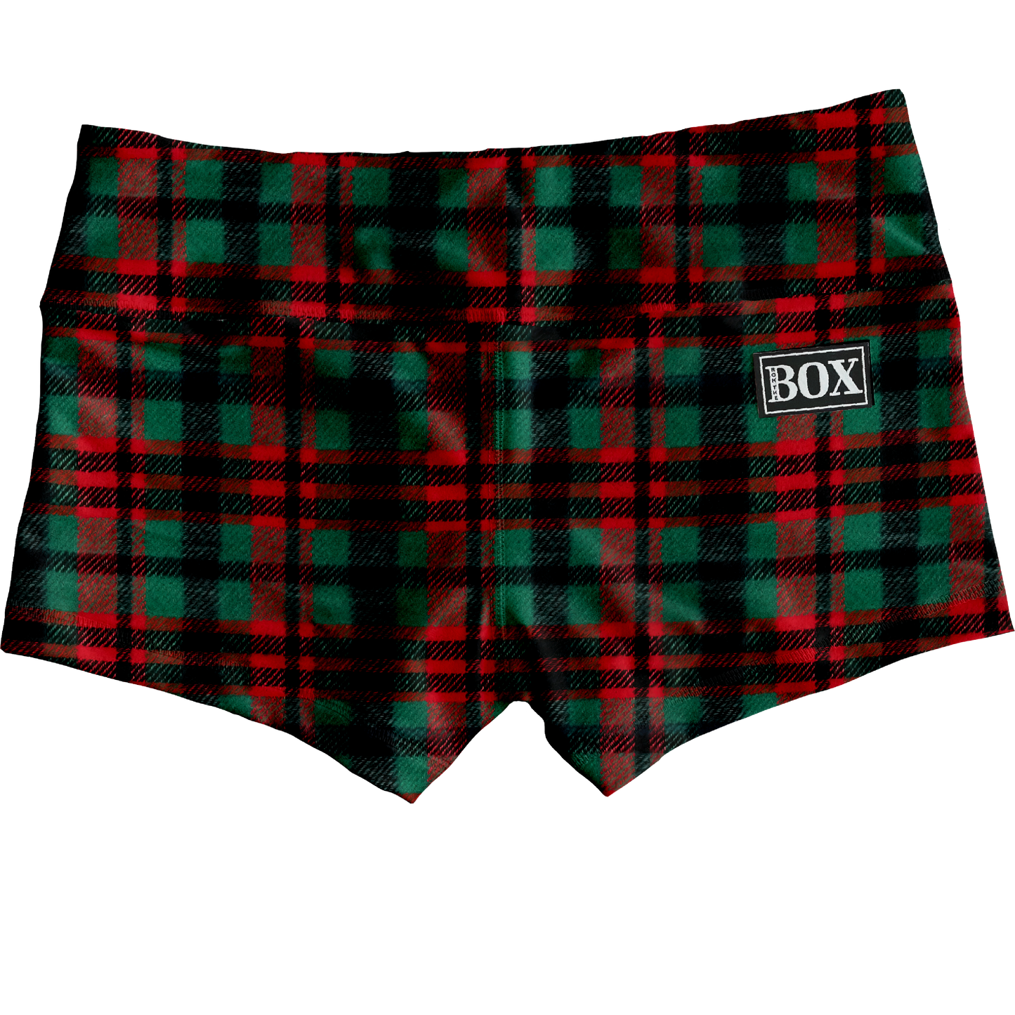 Santa Plaid Shorts WITH POCKETS