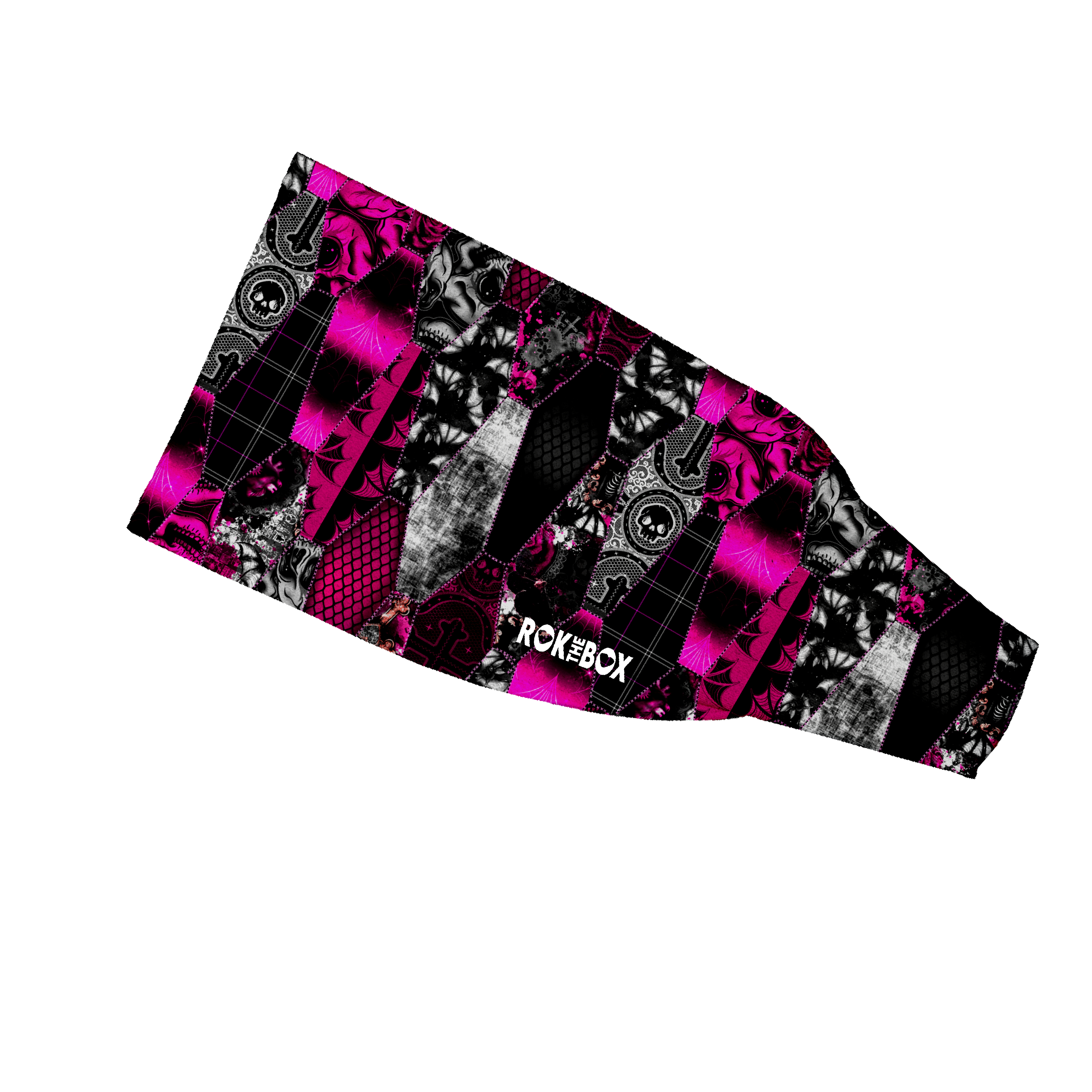 Coffin Plaid 4” Headband