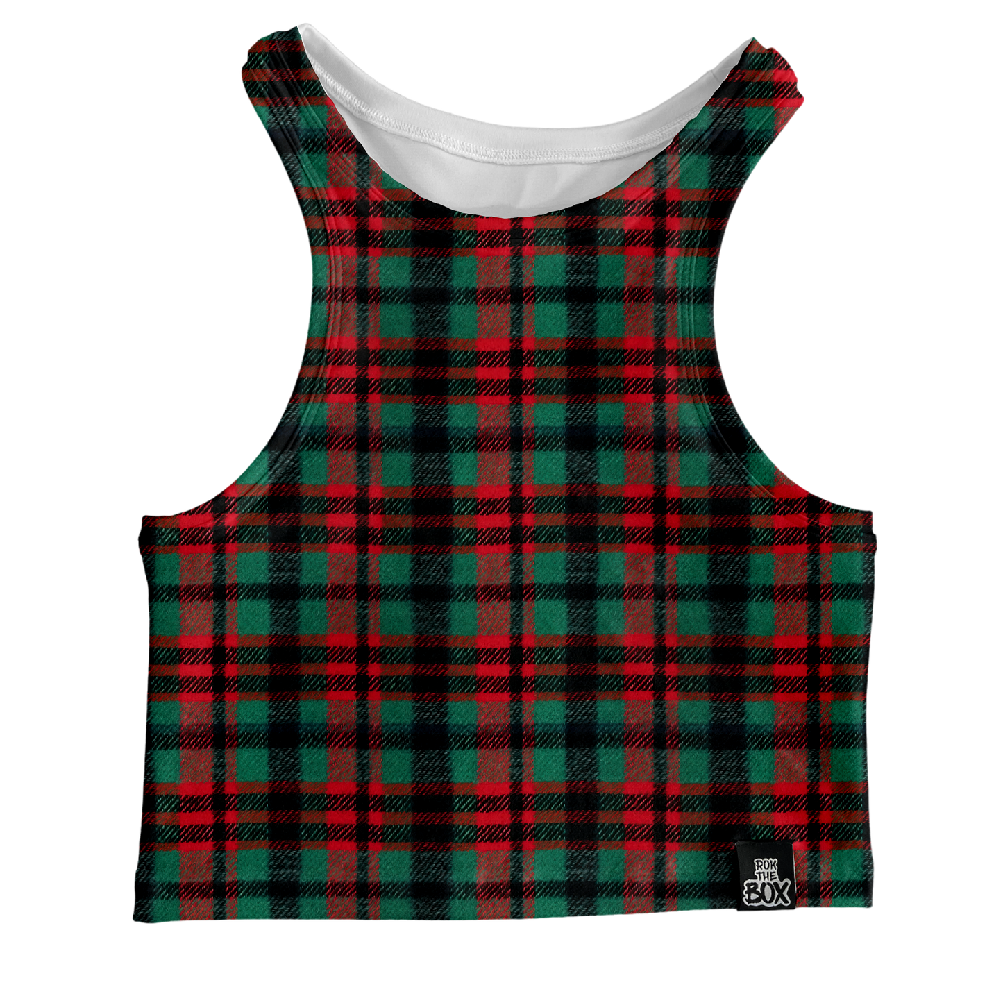 Santa Plaid Box Tank