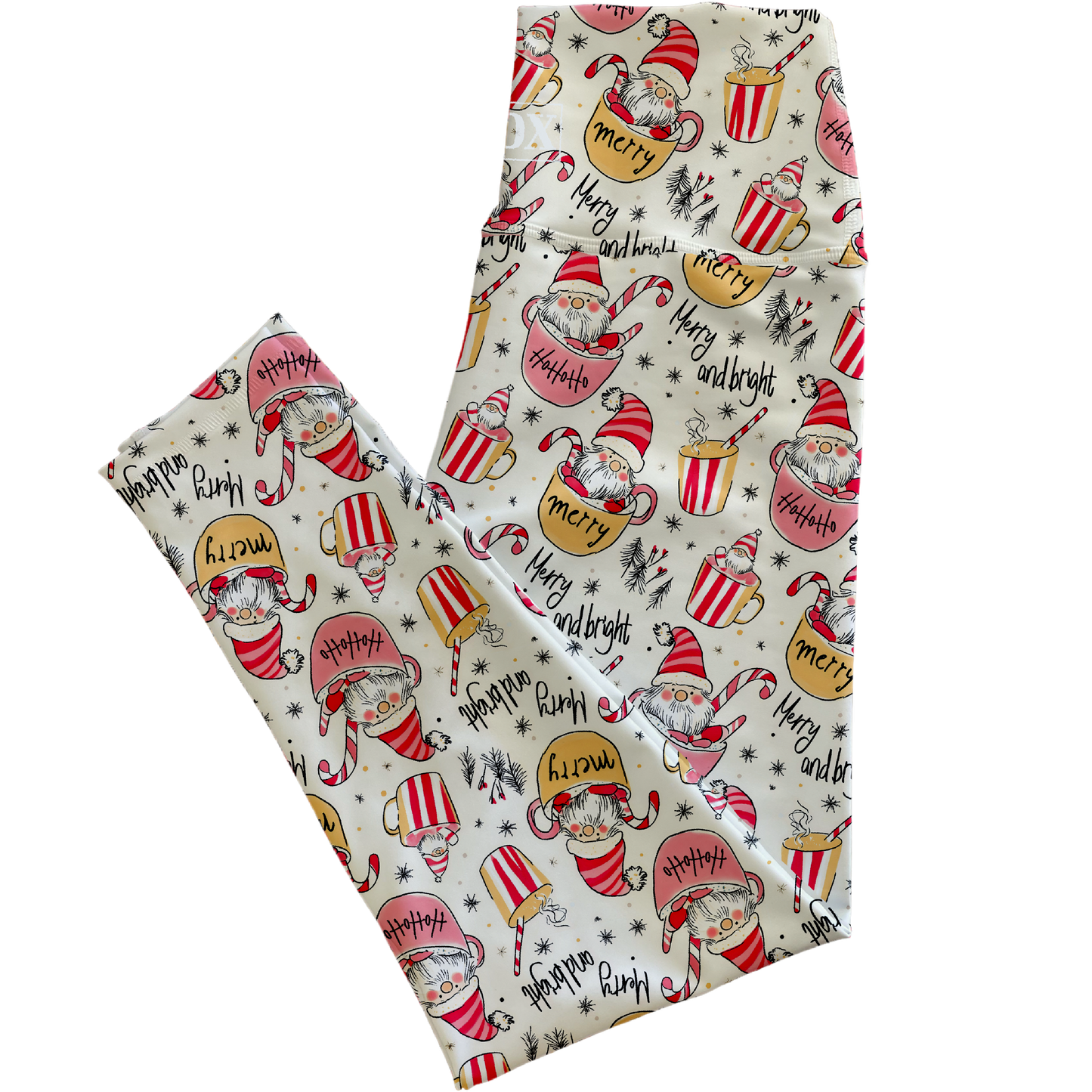 Merry Gnomes Lower Rise Leggings