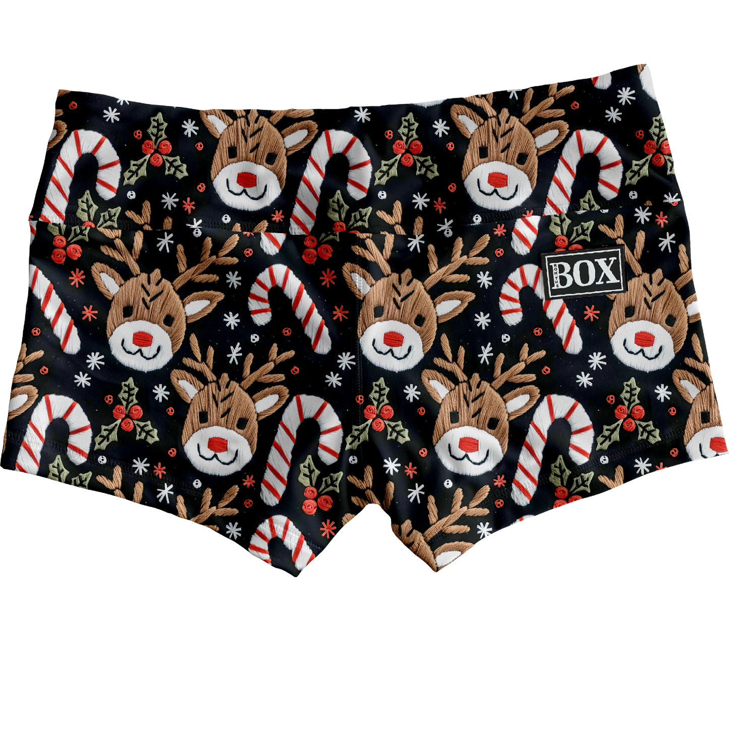 Reindeer Canes Shorts WITH POCKETS