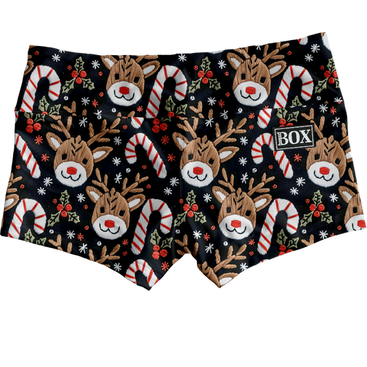 Reindeer Canes Shorts WITH POCKETS