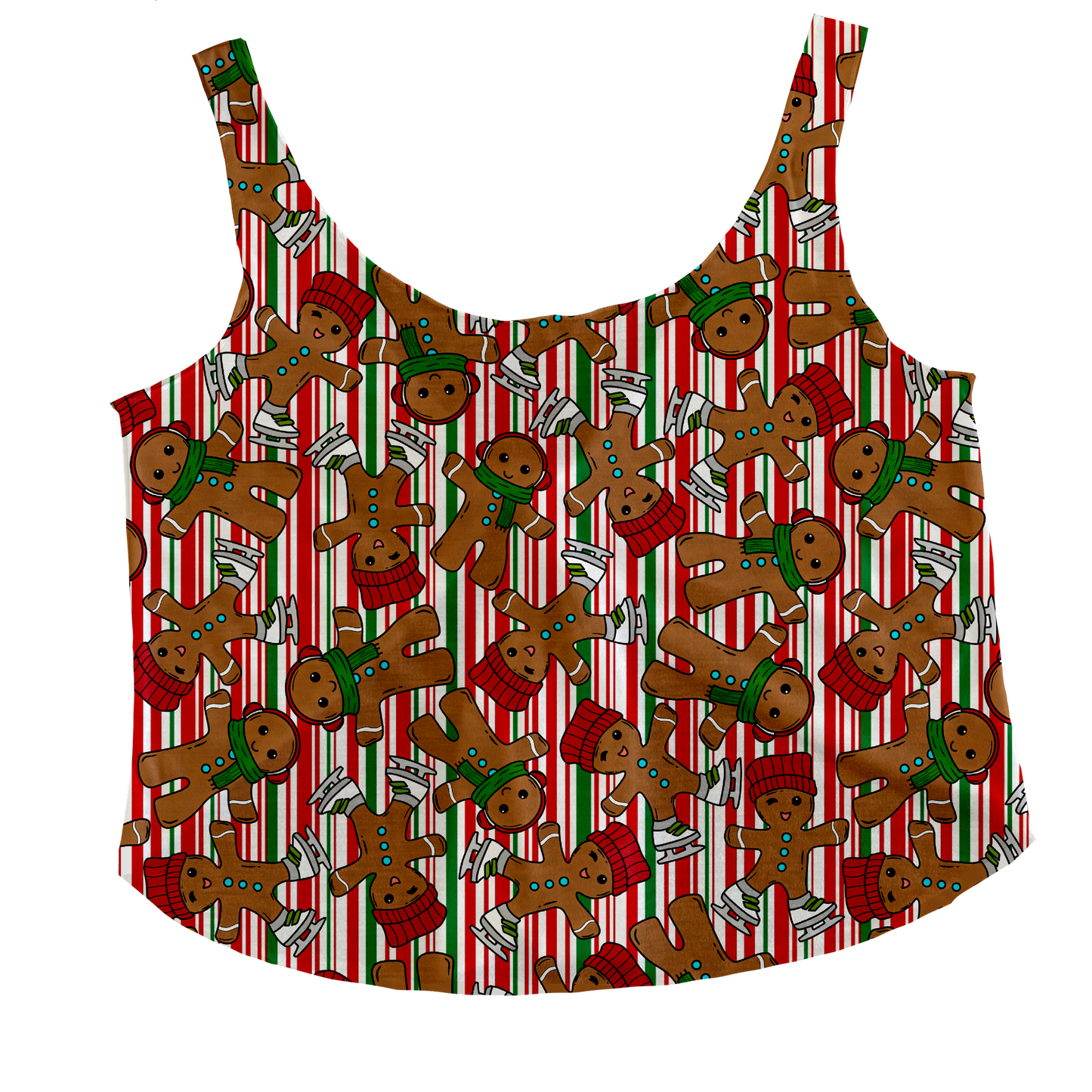 Peppermint Gingers Tieback Tank