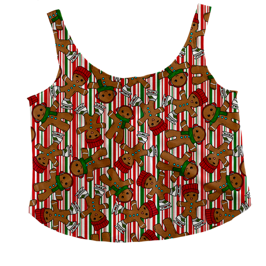 Peppermint Gingers Tieback Tank